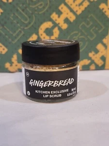 LUSH Kitchen Exclusive GINGERBREAD Sugar Lip Scrub 0.8 oz NEW UNUSED - Picture 1 of 5