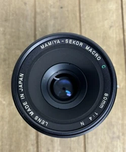 Mamiya Sekor Macro C 80mm Lens f/4 N *READ* - Picture 1 of 5