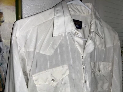 MEN'S "NEW OLD STOCK" SHIRT - LARGE - COTTON/POLY - BY "PANHANDLE SLIM" - COWBOY - Image 1 of 4