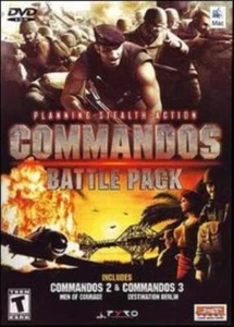 Commandos Battle Pack w/ Manual MAC DVD Includes 2 & 3 stealth action war games! - Photo 1/1