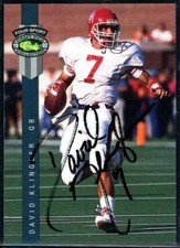 David Klingler Card 1992 Classic Four Sport #77 Signed COA JSA
