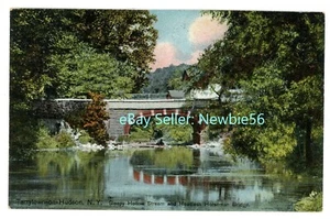 Tarrytown NY - VERSCHLAFENER HOHLER STROM & KOPFLOSE REITERBRÜCKE - Postkarte - Bild 1 von 2
