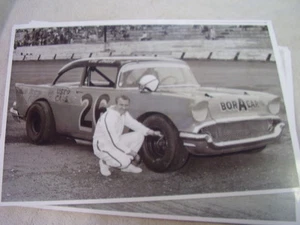1957 CHEVROLET STOCK CAR 1960'S 11 X 17 PHOTO / PICTURE - Picture 1 of 1
