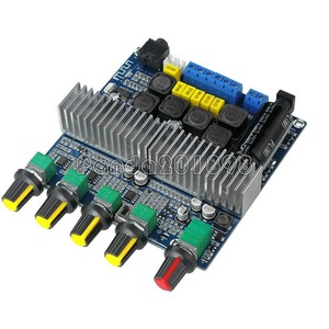 2.1 Audio Amplifier TPA3116 Amp Bluetooth 4.2 100W+50W+50W DC12-24V Assembled pa