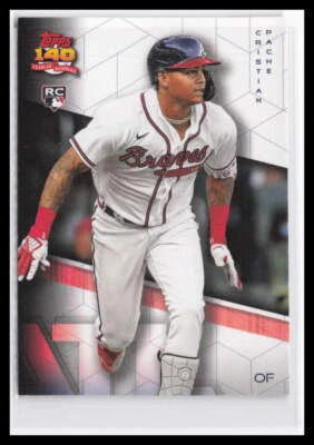 Cristian Pache Rookie #287 2021 Topps Archives Atlanta Braves - Image 1 of 2