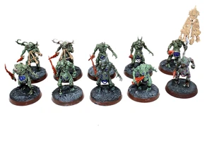 Warhammer Chaos Daemons Plaguebearers Well Painted JYS61 - Picture 1 of 4