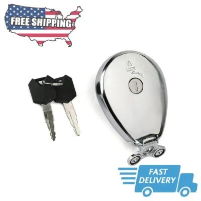 Llave de bloqueo de tapa de tanque de combustible para Kawasaki Estrella BJ250 ELIMINATOR 125 250 600 Foto 1 de 4