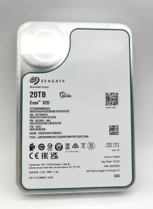 ST20000NM002D Seagate Exos 20TB 3.5 X20 256M Enterprise Internal SAS Hard Drive - Picture 1 of 2