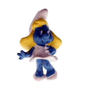 Vintage Smurf 1971 Smurfette White Dress 20034 Excellent Condition Free Shipping - Picture 1 of 3