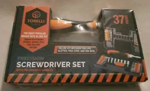 TORELLI 37 Pieces Precision Screwdriver Phillips, Slotted, Pozi, Star & Hex Bits - Picture 1 of 6
