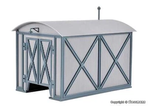Vollmer 5761 HO Gauge Small Engine Shed Kit - Picture 1 of 2
