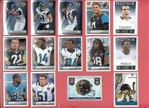 2014 Jacksonville Jaguars Aufkleber Set BLAKE BORTLES CHAD HENNE PAUL POSLUSZNI - Bild 1 von 1