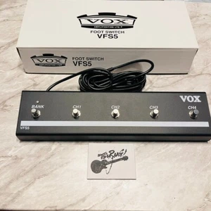 VOX VFS5 Footswitch for VT Series Amps genuine product Brand New - Picture 1 of 13