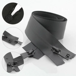 Waterproof Invisible Zip Concealed Zipper Double Slider Garment DIY Accessories - Picture 1 of 10