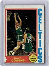 1974-75 Topps Dave Cowens Basketball Card Boston Celtics #155