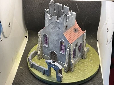 15mm Painted Destroyed European Church with Interior - Image 1 of 4