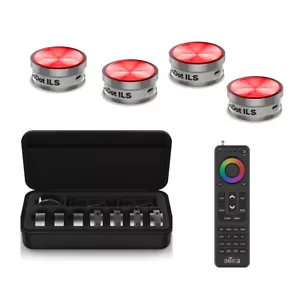 Chauvet DJ CoDot ILS 4 Pack with RFC-XL Remote + Carry case & frost lens - Picture 1 of 10