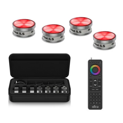 Chauvet DJ CoDot ILS 4 Pack with RFC-XL Remote + Carry case & frost lens - Image 1 of 4