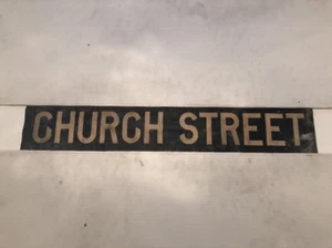 Newcastle 1960er Leinenbus Jalousie 34" - Church Street - Bild 1 von 3