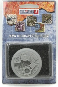 Micro Art Studio B03943 Arcane Base WRound 50mm [Style #3] Round Edge Mage Ruins - Picture 1 of 3
