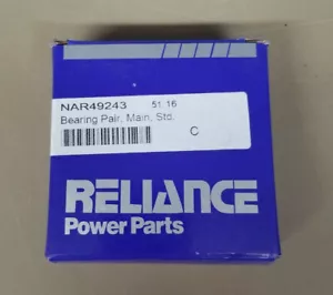 JOHN DEERE 3010 3020 4.270 MAIN BEARING KIT WITH THRUST WASHER NAR49243 NAR77747 - Picture 1 of 4
