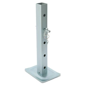 Adjustable Drop Leg Foot pad w/Pin For Jacks w/2”Square Tube For Trailer 8000LBS - Picture 1 of 16