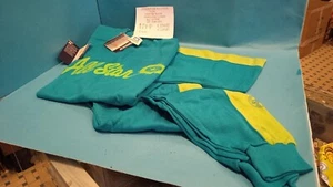 Tuta Cotone Azzurro Calzone Lungo e Maglia M/L Converse All Star '70-80 Vintage - Imagen 1 de 3