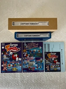 Snk Neo Geo Captain Tomaday Mvs Full kit Matching Holo Label Brand New - Afbeelding 1 van 10
