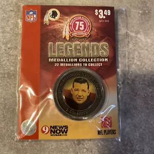 Sam Huff Washington Redskins 75th Anniversary Legends Medallion Coin - Picture 1 of 2
