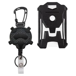 Lanyards for Id Badges Name Retractable Holder Clear Card Sleeves - Picture 1 of 12