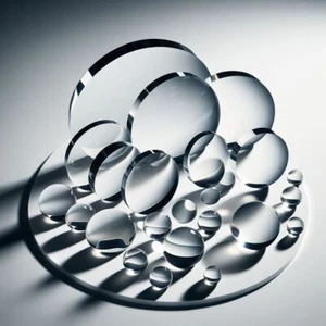 Klare Kunststoffscheibe - Lasergeschnittene Acrylkreise - alle Größen - Plexiglas - Stärke = 3mm - Bild 1 von 1