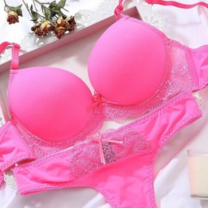 Women’s Push Up Bra And Panty Set Bra Sets Lace Underwear 32-44 A B C D DD E Cup