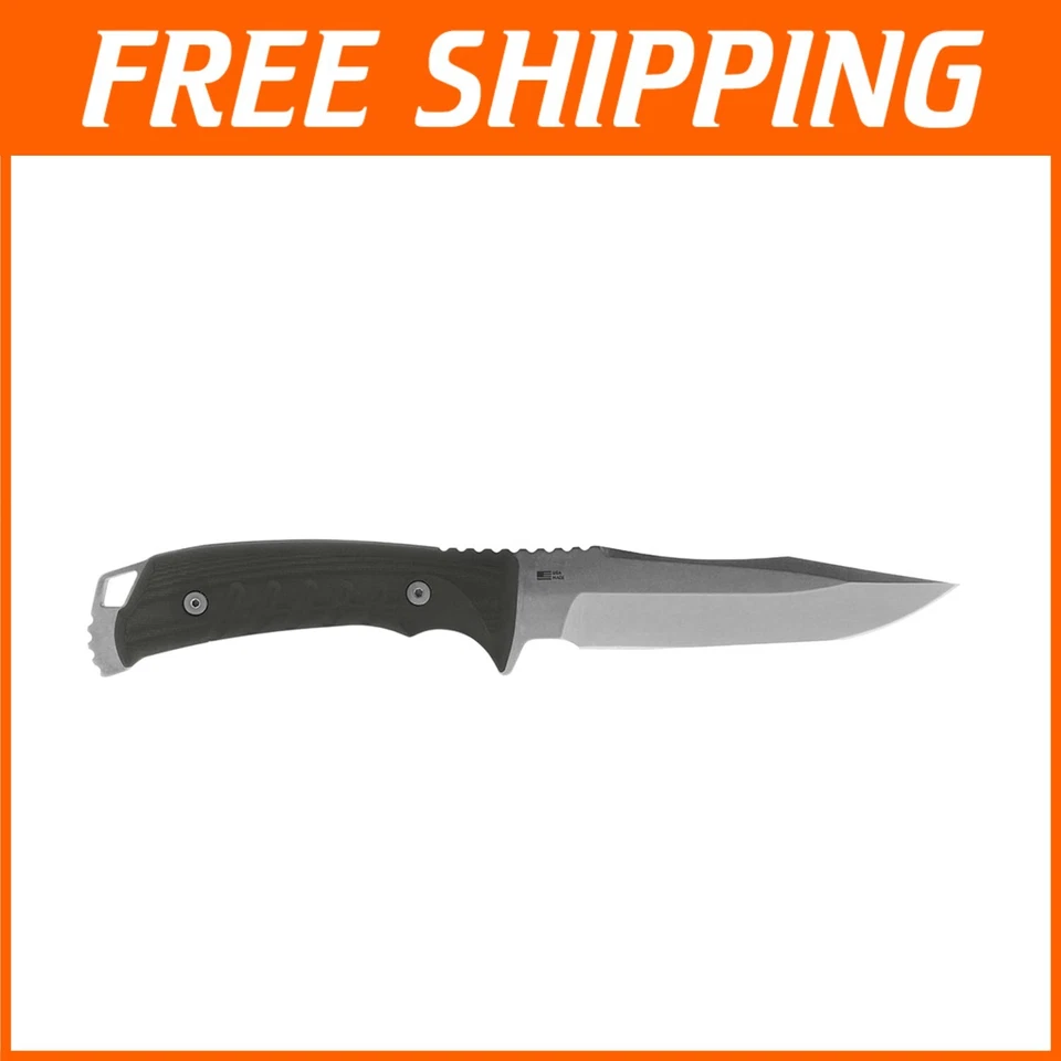 Drop Point Tactical Knife - 5 Inch S35VN Steel Blade with Micarta & Kydex Sheath - Image 1 of 4