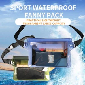 Waterproof Phone Pouch [2-Pack] - Universal IPX8 Waterproof Phone Case Dry Bag - Picture 1 of 28