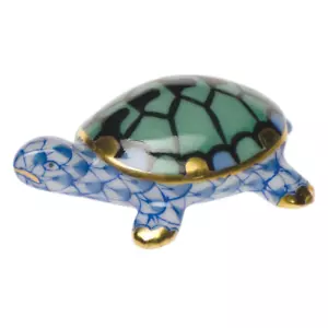 NEU HEREND KLEINE SCHILDKRÖTE BLAUES NETZ #VHB-15529 MARKE NEU IM KARTON BEZAUBERND SPAREN $ $ KOSTENLOSER VERSAND - Bild 1 von 8