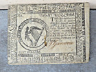 Eight Dollars Continental Currency February 17, 1776 Circulated, Nice