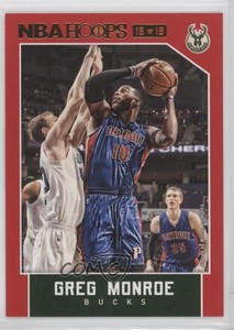 2015-16 Panini NBA Hoops Red /299 Greg Monroe #111