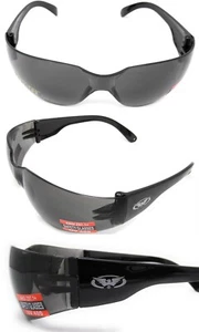 Global Vision anti-fog wraparound Motorcycle sunglasses Biker wraps + Free Pouch - Picture 1 of 10