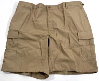 NEW MENS LARGE PROPPER COTTON 6 POCKET BDU SHORTS F5261 KHAKI LARGE - Image 1 of 3