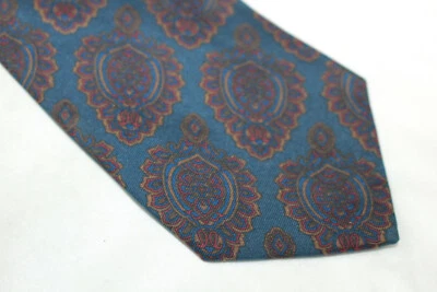 Corbata de seda NAZARENO GABRIELLI Hecha en Italia F60597 Foto 1 de 4