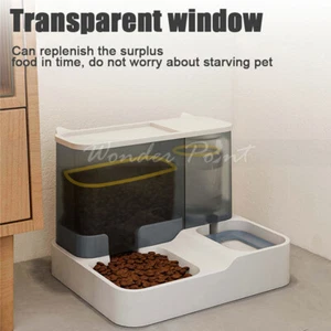 2 In 1 Automatic Pet Feeder Cat Dog Food Dispenser - Picture 1 of 16