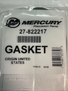 New OEM Mercury Quicksilver 27-822217 GASKET - Picture 1 of 2