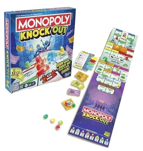 Monopoly Knockout Brettspiel 2-8 Spieler Neu im Karton - Bild 1 von 1