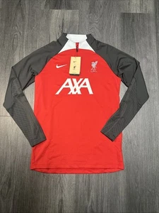 Nike Liverpool FC Strike Drill 1/4-Reißverschluss Fußballoberteil Herren Größe Medium neu mit Etikett FD7090 - Bild 1 von 5