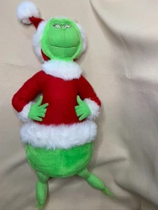 Vintage 1998 Dr. Seuss Hallmark THE GRINCH Weihnachtsmannanzug 16 Zoll Plüsch - Bild 1 von 5