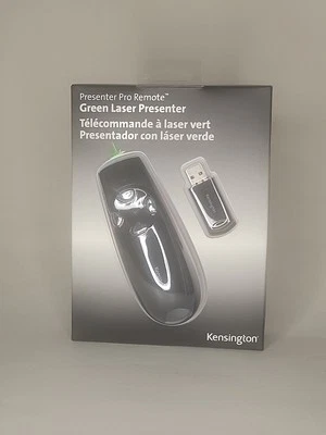 NUEVO PUNTERO LÁSER VERDE REMOTO KENSINGTON PRESENTADOR PRO Foto 1 de 4