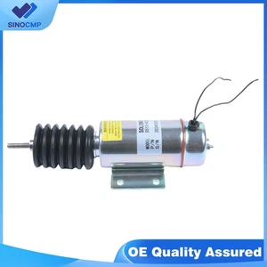 D513-A32V12 2001-12E2U1 Diesel Fuel Shutoff Solenoid 12V For TROMBETTA Genie JLG - Picture 1 of 5