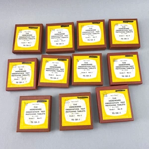 Vintage Hereward Observation Test Matching Tablets Set Grade 1–3 England 1950s - Picture 1 of 11