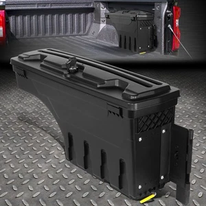 FOR 07-20 TOYOTA TUNDRA TRUCK BED WHEEL WELL LOCKABLE TOOL STOREAGE BOX RIGHT - Picture 1 of 7