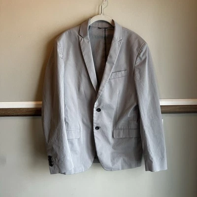 DONDUP Sport Coat Blazer Unstructured Gray Cotton Italy Men’s EU50 US40 - Image 1 of 4